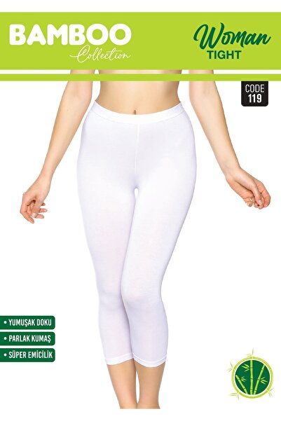 Sortie طماق كابري الخيزران المرأة اللون الأبيض