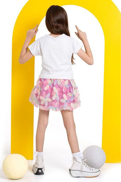 tunays shopping Girl's Lily Detailed Skirt Suit