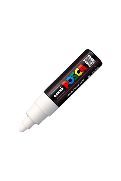 UNİ-BALL POSTER MARKER POSCA PC-7M 4.5-5.5 WHITE 6 PACK