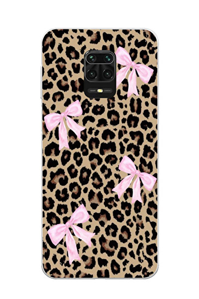 moonset Xiaomi Redmi Note 9 Pro / Note 9S Uyumlu Leopar ve Fiyonk Tasarımlı B...