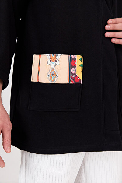 rammers Етнічний кімоно з деталями на спині, оверсайз, 2 нитки