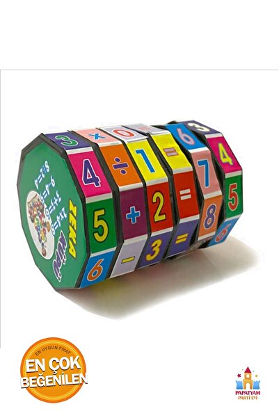 PapatyamPartiEvi لعبة حساب مكعب الذكاء: نشاط ممتع وتعليمي