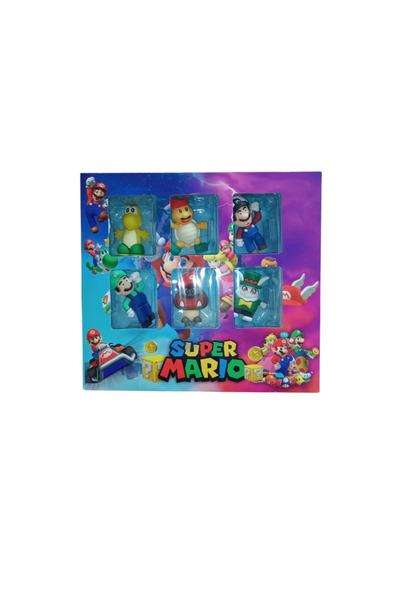 gnsstore 6LI SÜPER MARİO FİGÜR SET