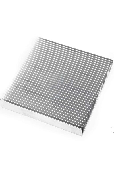 Alkatronik 9cm x 9cm x 1.5cm Alüminyum Metal Soğutucu Blok Radyatör Amfi Led ...