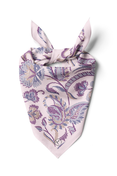 tuaipek ÇİÇEK ÇİZİM Desen Bandana/Fular