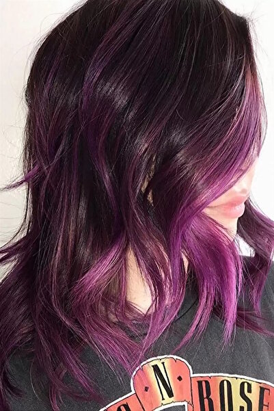 CAŞ DEKORASYON Purple Color Hair Chalk