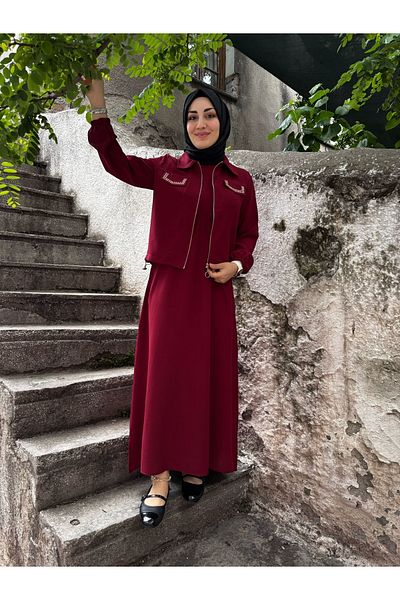 Meryemce Butik Dress Jacket Double Set