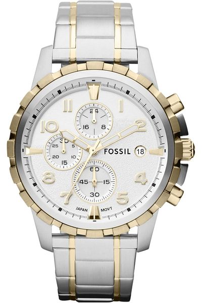 Fossil Men's Dean Stainless Steel Quartz Dress Chronograph Watch