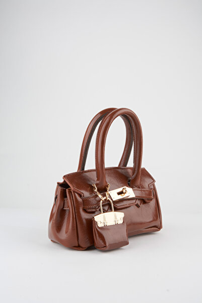 Vivaq Γυναικεία θήκη Tan Charm Δώρο Σχεδιασμός Flip Lock Κλείσιμο Τσάντα χειρός και τσάντα ώμου