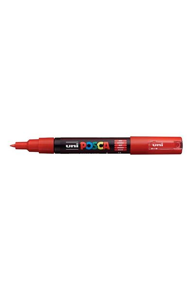 UNİ-BALL Poster Marker Posca Pc-1M 07 Red 6 Pack