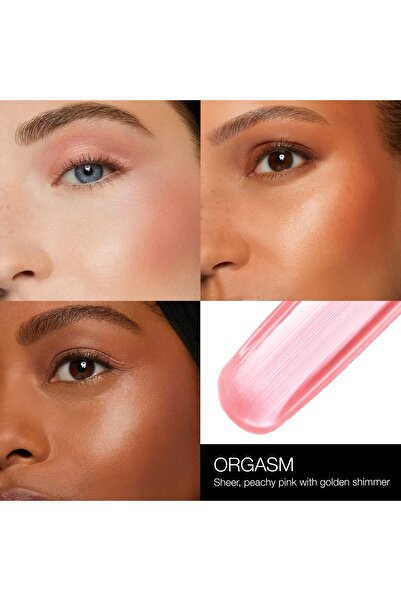 Nars LIQUID BLUSHORGASM Sheer, peachy pink with golden shimmer - ORGASM
