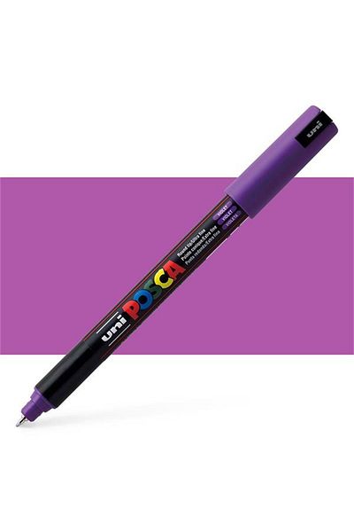 UNİ-BALL Poster Marker Posca Pc-1Mr 07 Purple 6 Pack