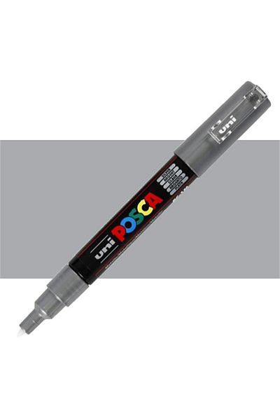 UNİ-BALL Poster Marker Posca Pc-1M 07 Silver 6 Pack