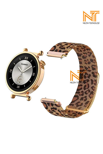 Nezih Case Huawei Watch Gt4 / Gt5 / Gt6 41mm Compatible Magnetic Milanese Mesh Metal Band 18mm