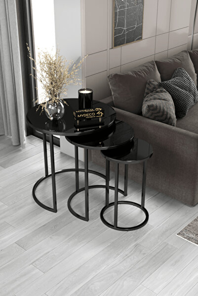 home plus mobilya 3'lü & Bohem Sehpa & Zigon Sehpa & Orta Sehpa & Modern Sehp...