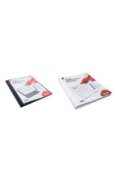 Noki Noki Presentation File (A4) 30 Pocket (Black-White)