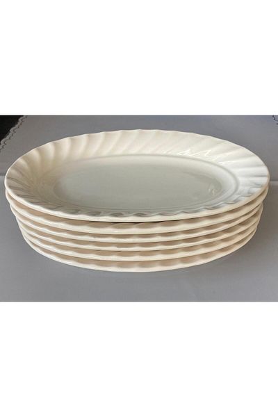 RGS ÇİNİ Rgs Homelife 6-Piece Ceramic Boat Plate Set
