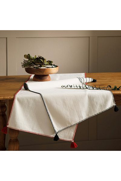 Mudo Home ORADEA Claret Red Runner - 45x145 Tasseled
