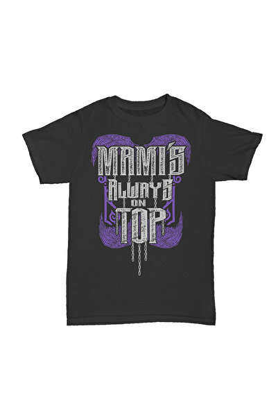 l'eivor Rhea Ripley, ja sam tvoja mama. T-shirt od crnog pamuka sa štampanim ...