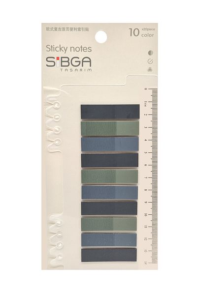 sibga tasarım Transparent Color. Book Marker Bookmark Sticker Note Paper 200 Sheets