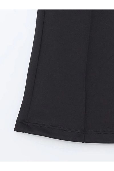 LC Waikiki Lcw Eco Black Elastic Waist Spanish Leg Girl's Leggings