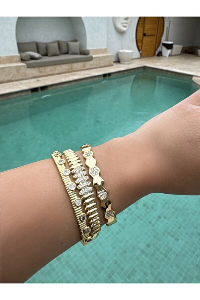 Gilia Jewelry Xuping 3’lü Kelepçe Bileklik Seti