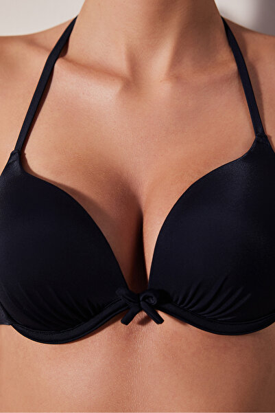 Penti Kids Push up Supported Black Penti̇ Bikini Top