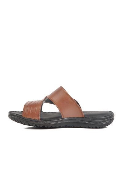 Aspor Tan Men's Flat Slippers