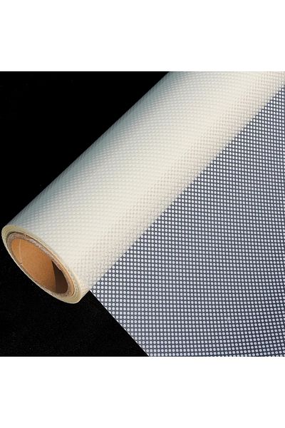 Technojet 45x100cm Film de sticlă static care acoperă autocolant cu model de puncte albe pentru fereastră de birou, baie, bucătărie