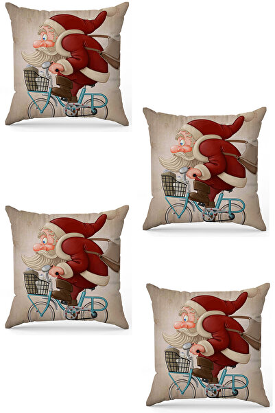 stellahomes Zel Design Double Sided Digital Printing 4-Piece Throw Pillow Cover
