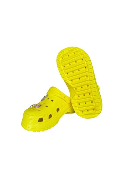 Liger Girl's High Sole Stone Sandals YELLOW