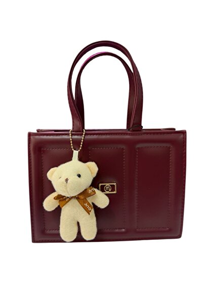 HABİCH BUOTİQUE Kadın Küçük Parlak Suni Deri Nakış Detaylı Kadın El/Omuz Çant...