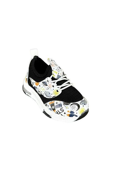 Liger Lighted Sports Baby Shoes (22-25) BLACK - WHITE