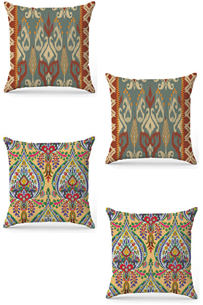 stellahomes Zel Design Double Sided Digital Printing 4-Piece Throw Pillow Cover