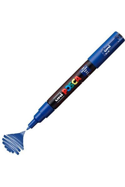 UNİ-BALL Poster Marker Posca Pc-1M 07 Blue 6 Pack