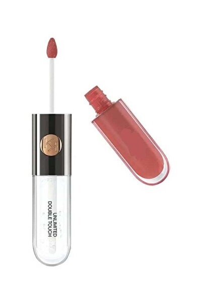 KWK أحمر شفاه سائل مزدوج اللمس غير محدود، وردي طبيعي 103