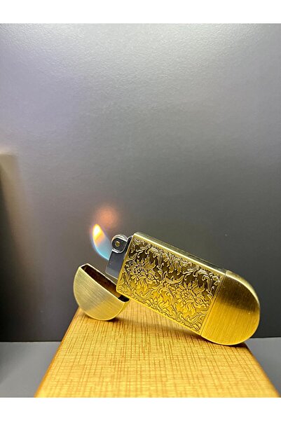 doğan hediyelik Slim Model İşlemeli Gazlı Metal Çakmak