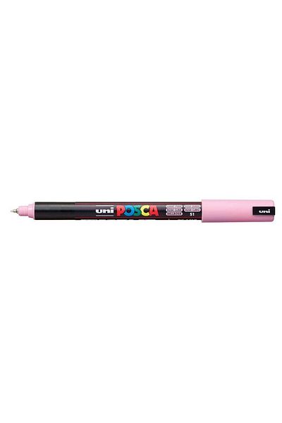 UNİ-BALL Poster Marker Posca Pc-1Mr 07 Light Pink 6 Pack