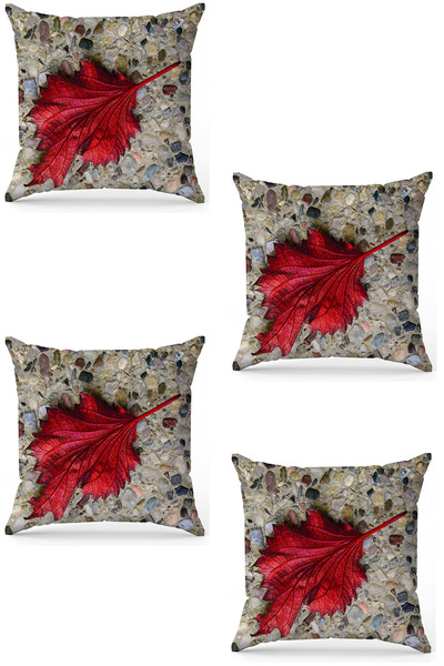 stellahomes Zel Design Double Sided Digital Printing 4-Piece Throw Pillow Cover