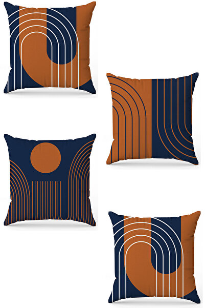 stellahomes Zel Design Double Sided Digital Printing 4-Piece Throw Pillow Cover