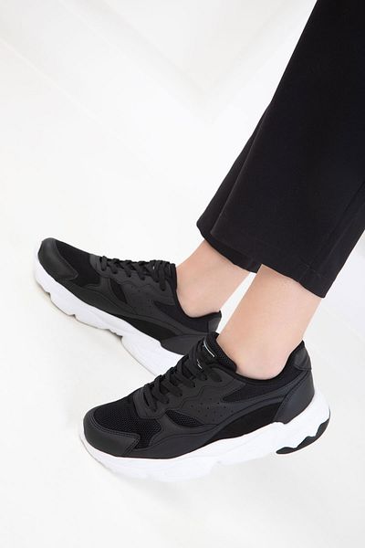SOHO Black Women's Sneaker 20592