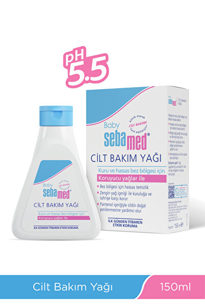 Sebamed Baby Yatıştırıcı Etkili Kuruluk ve Tahrişe Karşı Etkili ph 5.5 Bebek Yağı 150 ml