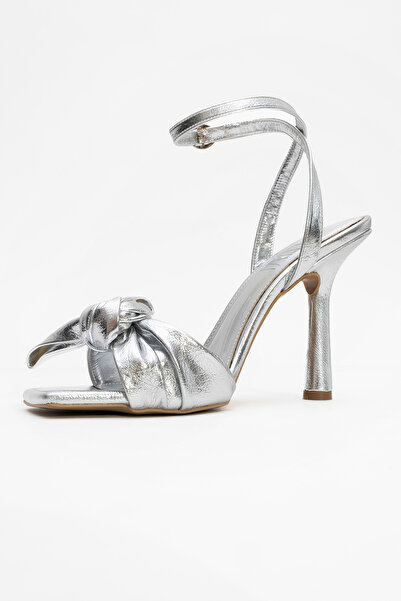 LuviShoes Pantofi cu toc pentru femei Pila Silver