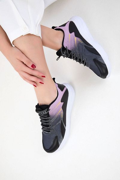 SOHO Black-Powder Women's Sneaker 20580