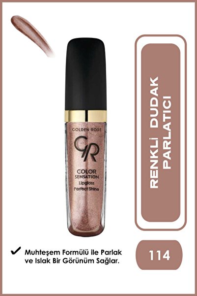 Golden Rose Color Sensation Lipgloss No: 114 Glamour - Renkli Dudak Parlatıcısı