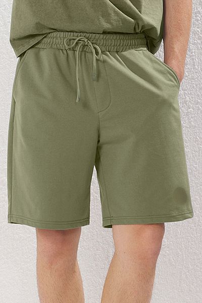 Trendyol Collection Khaki Oversize/Wide Cut Washed/Aged Look 100% Cotton Shorts & Bermuda Tmnss25Sr00046