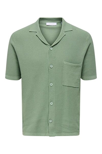 Only & Sons Onstony Reg 12 Ss Waffle Shirt Knit