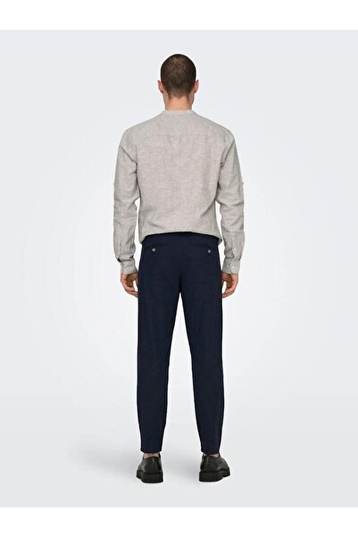 Only & Sons Onsleo crop linen mix 0048 pant