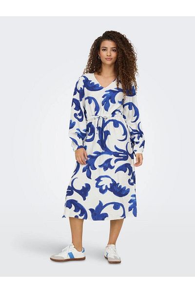 JDY JDYMAY LIFE L/S MIDI DRESS WVN