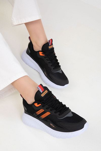 SOHO Black-Orange Unisex Sneaker 20601